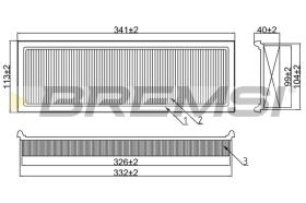 Bremsi FA2163 - BRAKE PADS