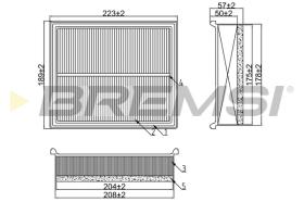 Bremsi FA2179 - BRAKE PADS