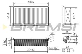 Bremsi FA2207 - BRAKE PADS