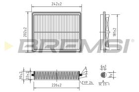 Bremsi FA2239 - BRAKE PADS