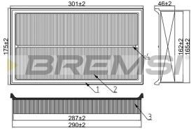 Bremsi FA2297 - BRAKE PADS