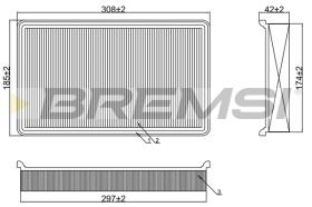 Bremsi FA2313 - BRAKE PADS