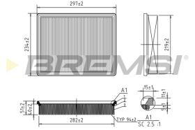 Bremsi FA2320 - BRAKE PADS