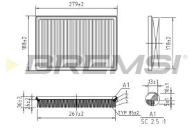 Bremsi FA2324 - BRAKE PADS