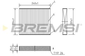 Bremsi FC0073A - BRAKE PADS