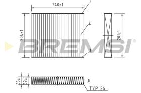 Bremsi FC0073C - BRAKE PADS