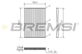 Bremsi FC0076A - BRAKE PADS