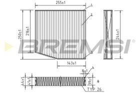 Bremsi FC0087 - BRAKE PADS