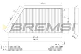 Bremsi FC0088 - BRAKE PADS