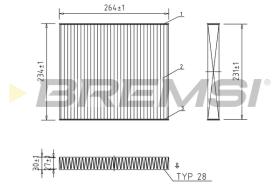 Bremsi FC0107C - BRAKE PADS