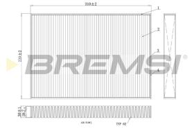 Bremsi FC0410 - BRAKE PADS