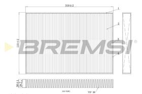 Bremsi FC0410C - BRAKE PADS