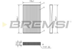 Bremsi FC0414 - BRAKE PADS