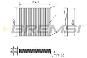 Bremsi FC0418 - BRAKE PADS