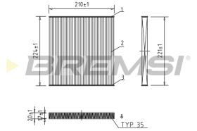 Bremsi FC0445 - BRAKE PADS