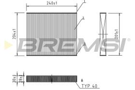 Bremsi FC0449 - BRAKE PADS