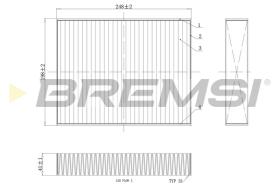 Bremsi FC0455C - BRAKE PADS