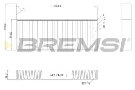 Bremsi FC0464C - BRAKE PADS