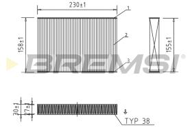 Bremsi FC0481 - BRAKE PADS