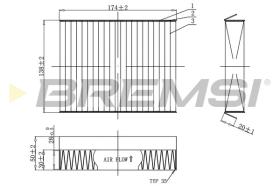 Bremsi FC0490 - BRAKE PADS