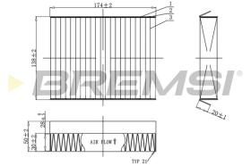 Bremsi FC0490C - BRAKE PADS