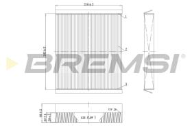 Bremsi FC0501C - BRAKE PADS