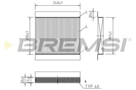 Bremsi FC0854 - BRAKE PADS