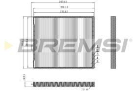 Bremsi FC0916 - BRAKE PADS