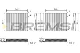 Bremsi FC0931 - BRAKE PADS