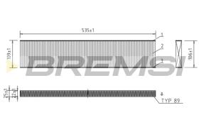 Bremsi FC0960 - BRAKE PADS