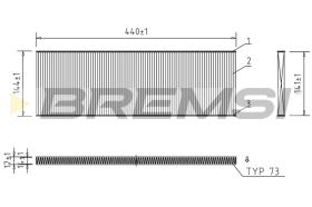 Bremsi FC0967 - BRAKE PADS