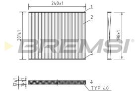 Bremsi FC0975 - BRAKE PADS