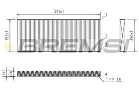 Bremsi FC1329 - BRAKE PADS