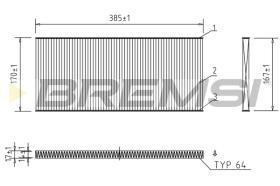 Bremsi FC1330 - BRAKE PADS