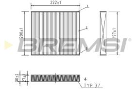 Bremsi FC1336 - BRAKE PADS