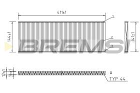 Bremsi FC1532C - BRAKE PADS