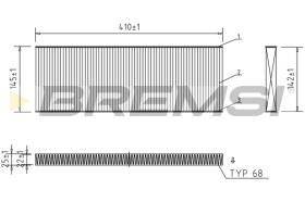 Bremsi FC1545 - BRAKE PADS