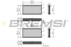 Bremsi FC1551 - BRAKE PADS