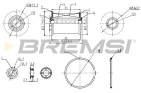 Bremsi FE0342 - BRAKE PADS