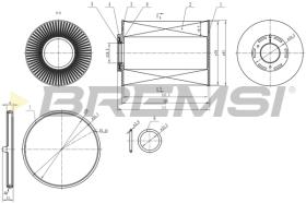 Bremsi FE0344 - BRAKE PADS