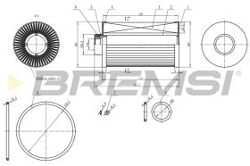 Bremsi FE0763 - BRAKE PADS