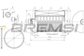 Bremsi FE0771 - BRAKE PADS