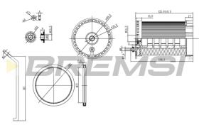 Bremsi FE0803 - BRAKE PADS