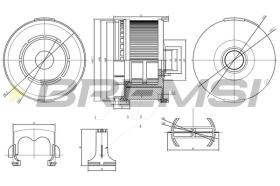 Bremsi FE0808 - BRAKE PADS