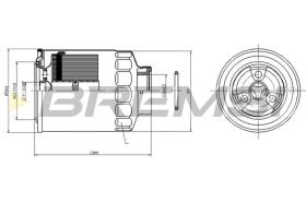 Bremsi FE0823 - BRAKE PADS