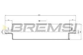 Bremsi FE1017 - BRAKE PADS