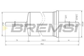 Bremsi FE1512 - BRAKE PADS