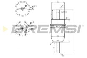 Bremsi FE1823 - BRAKE PADS