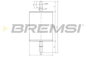 Bremsi FE1885 - BRAKE PADS