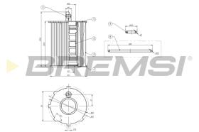 Bremsi FL0020 - BRAKE PADS